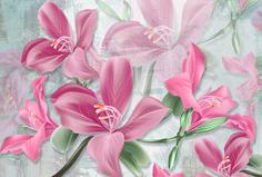 Фотообои Divino Decor Z-346 Розовые лилии 400х270 DIVINO