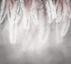 Фотообои Divino Decor F коллекцияF-169 Тропические листья в тумане 300х270-1Divino