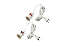 Светильник патрон подвесной Mobicent MC2ER390019 с выключателем и кабелем, 2 шт