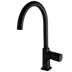 Смеситель для кухни Maxonor PURE LIFE HAPPY PL4089-7 чёрный матовый