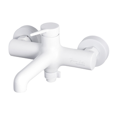 Смеситель для ванны Maxonor PURE LIFE GLAMOUR PL3294-8 Белый матовый