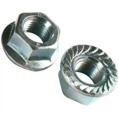 Гайка с фланцем 23 Болта Крепёж М6 ОЦ DIN 6923 (600 шт.) с контейнером