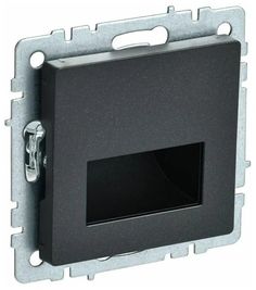 Подсветка светодиодная BRITE встраив. ПЛ20-БрЧ черн. IEK BR-FL20-K02