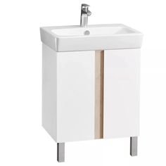 Тумба под раковину AQUATON Кантри 60 1A257401AHB20 белый/дуб верона