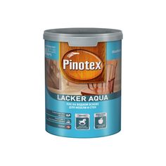 Лак для мебели и стен Pinotex Lacker Aqua 70 на водной основе, глянцевый, 1 л