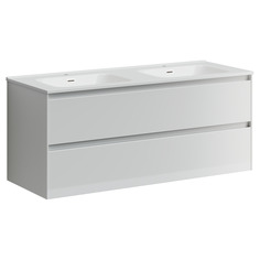 Тумба под раковину SANCOS Cento 119 CN120-2W белый глянец