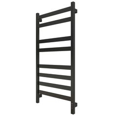 Полотенцесушитель Электрический Grois Bruno GR-122 П8 black mat U 430мм 800мм форма Лесенк