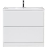 Тумба под раковину BelBagno Albano 90 ALBANO-900-2C-PIA-BL Bianco Lucido