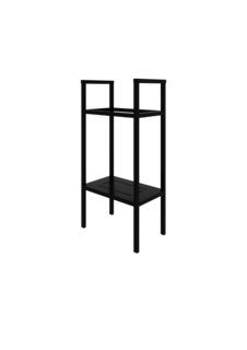 Тумба для раковины Ulitka Camelot металл, черн. 40 см