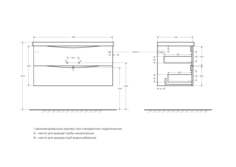 BelBagno Тумба под раковину BelBagno Marino 100 см MARINO-1000-2C-SO-WO-P цвет: rovere bia