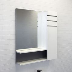 Зеркало-шкаф COMFORTY "Нарва-70" белый матовый