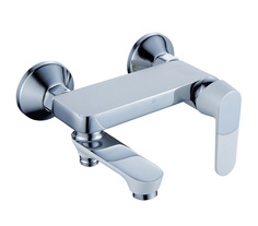 Смеситель для ванны Diadonna с коротким поворотным изливом, картридж 35 мм, белый