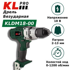 Шуруповерт аккумуляторный KLpro KLNM18-00 (18 В) без ЗУ и АКБ