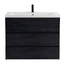Тумба под раковину Art&Max FAMILY-M Family-M-750-3C-PIA-HC напольная, Hard Coal