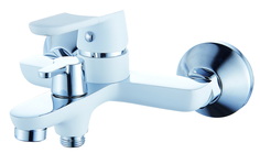 Смеситель для ванны Diadonna D87-330114W с коротким изливом, картридж 35 мм, белый