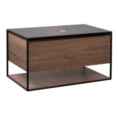 Тумба навесная для ванной Aquanika Loft древесный аттик AQLO1005550BRU151
