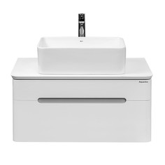 Тумба навесная для ванной Aquanika Light белый AQL805550WRU95