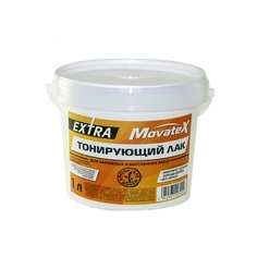 Тонирующий лак Movatex EXTRA сосна, для наружных и внутренних работ, 1 кг Н00050