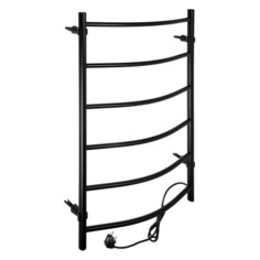 Полотенцесушитель электрический ZEIN PE-06 "Ребро", 500х800 мм, d=25, черный 9945607