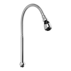 ZEIN Излив для смесителя ZEIN, 3/4", гибкий, аэратор регулировка потока, 2 режима, нерж ст