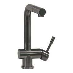 Смеситель Seaman Eco Venice SSN-0912P-GL Gun Light, светлая оружейная сталь, выдвижной изл