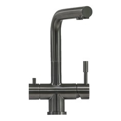Смеситель Seaman Eco Venice SSN-1068-GL Gun Light, Светлая оружейная сталь, серый, фильтр