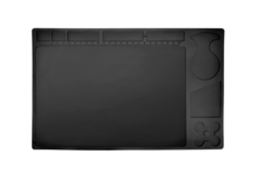 Коврик РОССИЯ 12-0334 антистатический термостойкий 329х208х2.6 мм черный