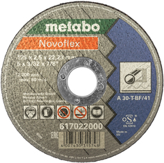 Круг отрезной по металлу METABO 125х2,5х22 Novoflex 617022000 (METABO)