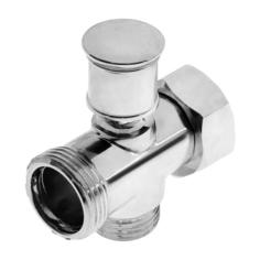 Дивертор ZEIN Z746, для смесителя, корпус цинк, переключатель латунь, пружинный, цвет хром