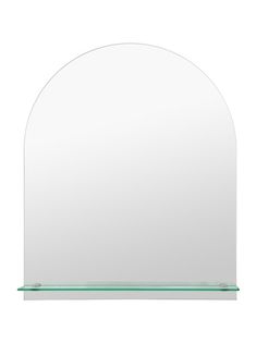 Зеркало полуовальное с полкой РП-865 35х50 см 1 шт. No Brand