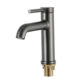 Смеситель для раковины Gappo G1006-9, оружейная сталь