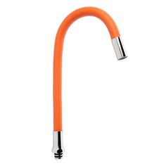 Излив для смесителя ZEIN, 3/4", гибкий, силикон, нержавеющая сталь, 50см, сетка пластик, о