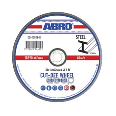 CD15018R_Диск отрезной по металлу 150х1,8х22 ABRO