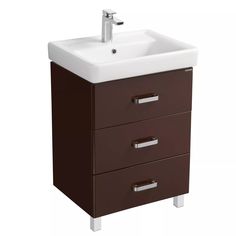 Тумба под раковину AQUATON америна 60 М тёмно-коричневый