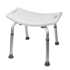 Стул сиденье для ванной комнаты ZDK Homium chair2, квадратный, белый