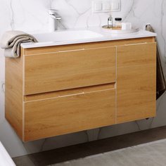 Тумба для комплекта Aqwella 5 stars Accent 90 L, дуб золотой