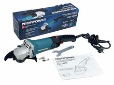 Сетевая УШМ ProfiPower PGS-1200R (1100 Вт, 125мм, 11000 об/мин, регулятор оборотов)