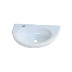 Умывальник подвесной УЮТ 50 смеситель с левой стороны белый Лобня 023-0307 Лобненский Стройфарфор