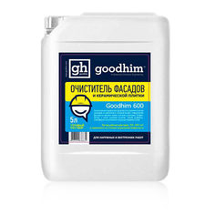 Goodhim Очиститель фасадов и керамической плитки GOODHIM 600 (концентрат 1:5) 5л