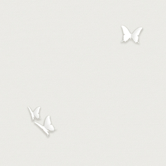 Обои Andrea Rossi Gallinara 54309-2 Винил на флизелине (1,06х10,05) Серый, Бабочки