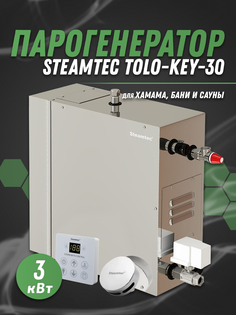 Парогенератор для хамама и турецкой бани Steamtec TOLO 30 KEY (3 кВт)