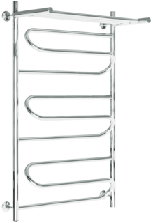 Электрический полотенцесушитель TERMAX лесенка Лиана TEL45080-1 500х800 3/4" с полкой