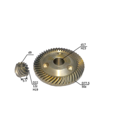 Коническая пара Кит для УШМ Makita 9565, арт. 006-0200
