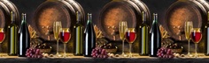 Панель интерьерная (кухонный фартук) brodecor Вино 600*3000мм(0,75)