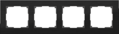 Рамка для выключателя Werkel WL11-Frame-04 a039119 черный