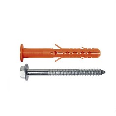 Дюбель MUNGO MBRK-STB 10х100 фасадный с бортиком HEX шестигранный фланец фланец (5 штук) МастерБолтиков