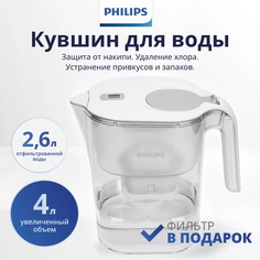 Кувшин для очистки воды Philips AWP2938WHT/51 белый 4л