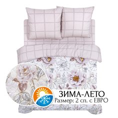 Постельное белье 2-сп. с европростыней из бязи ЗИМА-ЛЕТО АРТПОСТЕЛЬ Сонет арт. 609