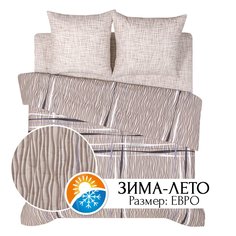 Постельное белье евро из бязи ЗИМА-ЛЕТО АРТПОСТЕЛЬ Эльбрус арт. 614