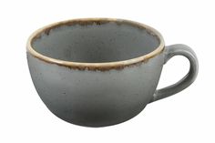 Чашка чайная Dark Grey, 340 мл, цвет темно-серый No Brand